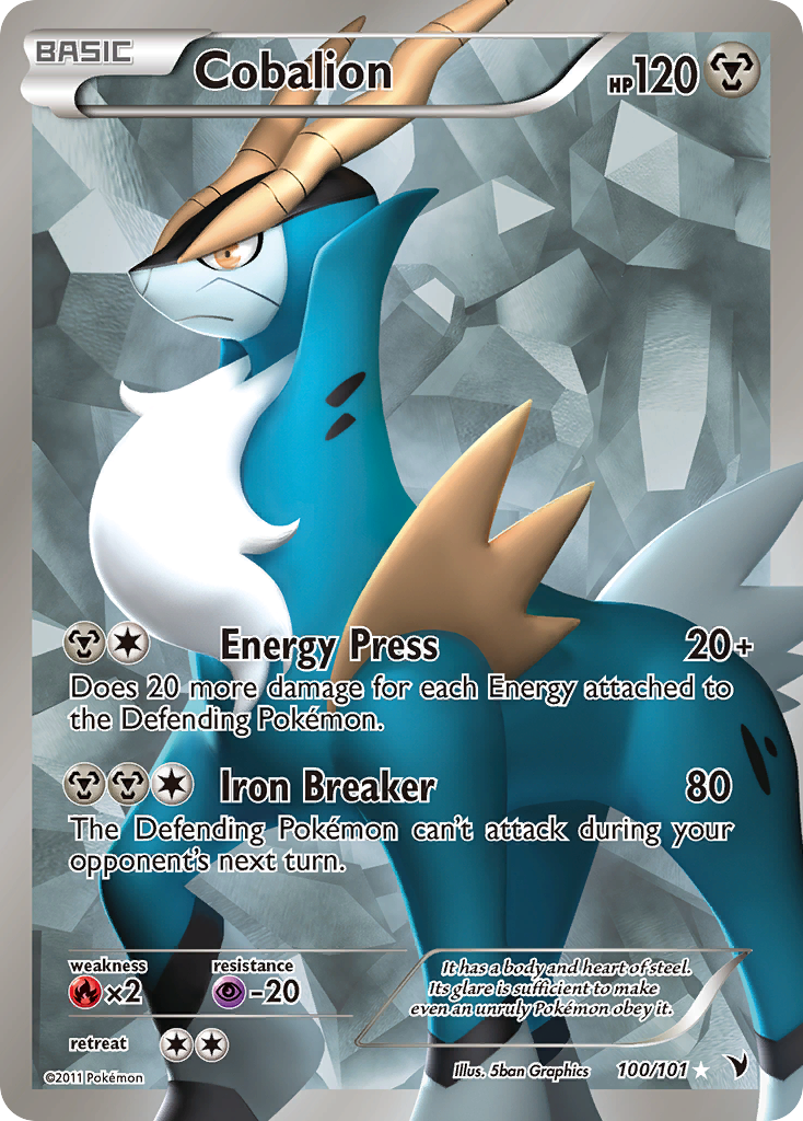 Cobalion (100/101) [Black & White: Noble Victories] | Silver Goblin