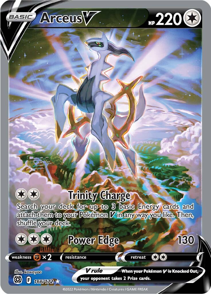 Arceus V (166/172) [Sword & Shield: Brilliant Stars] | Silver Goblin