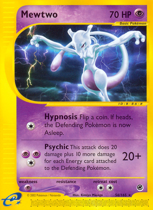 Mewtwo (56/165) [Expedition: Base Set] | Silver Goblin