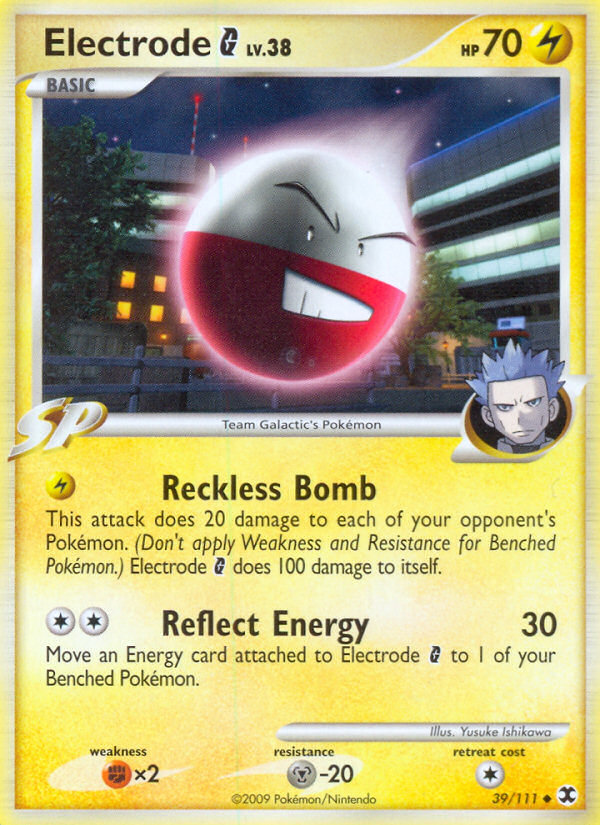 Electrode G (39/111) [Platinum: Rising Rivals] | Silver Goblin