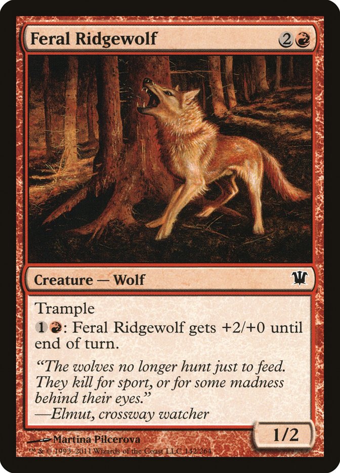 Feral Ridgewolf [Innistrad] | Silver Goblin