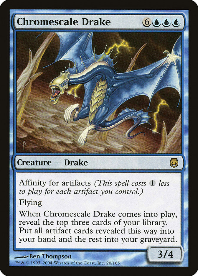Chromescale Drake [Darksteel] | Silver Goblin