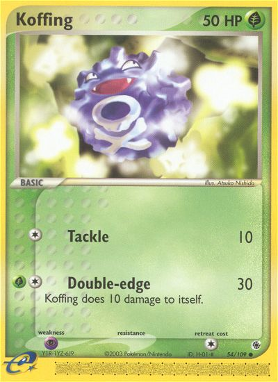 Koffing (54/109) [EX: Ruby & Sapphire] | Silver Goblin