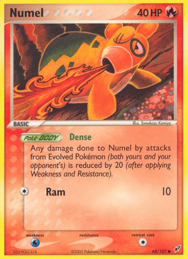 Numel (68/107) [EX: Deoxys] | Silver Goblin