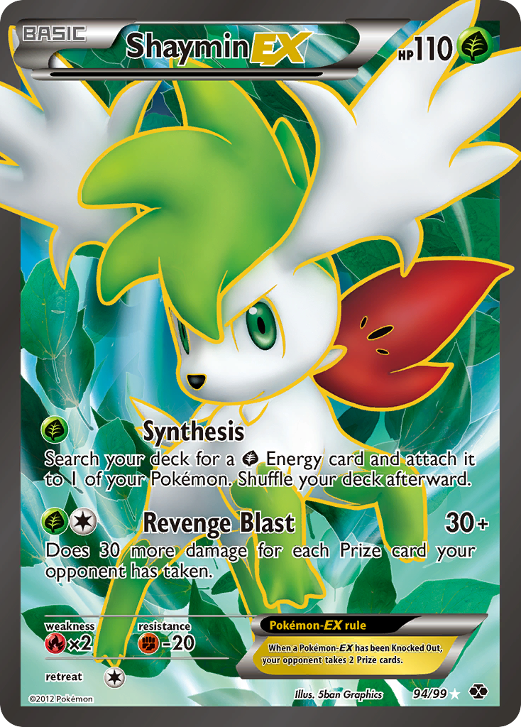 Shaymin EX (94/99) [Black & White: Next Destinies] | Silver Goblin