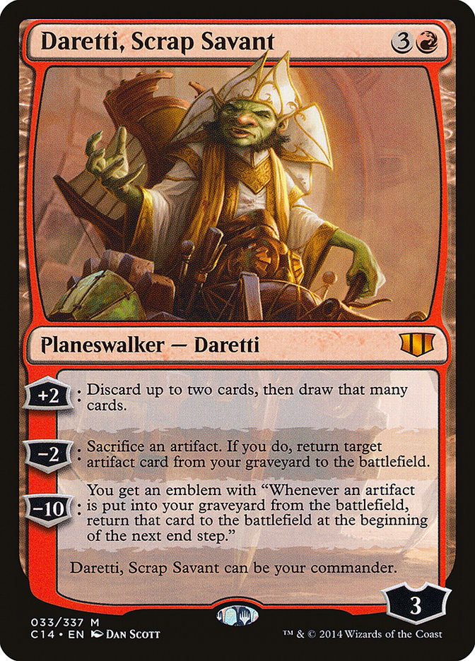 Daretti, Scrap Savant [Commander 2014] | Silver Goblin