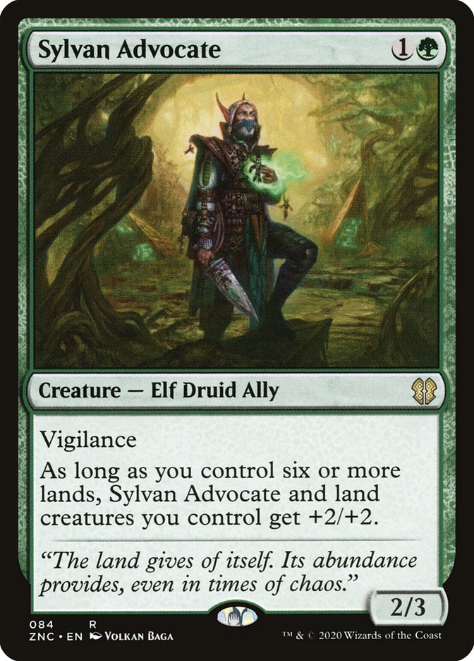 Sylvan Advocate [Zendikar Rising Commander] | Silver Goblin