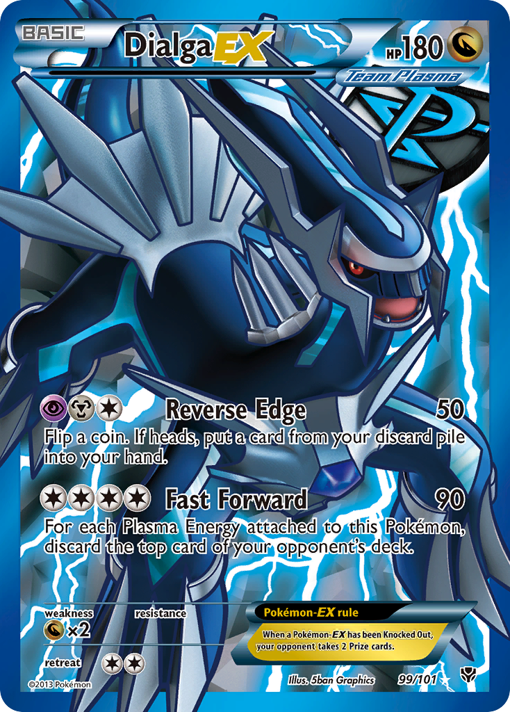 Dialga EX (99/101) [Black & White: Plasma Blast] | Silver Goblin