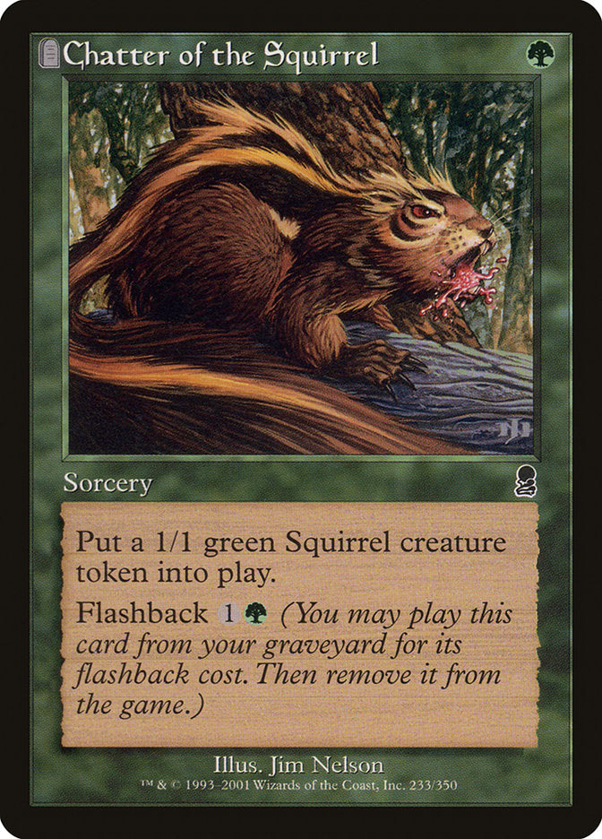 Chatter of the Squirrel [Odyssey] | Silver Goblin