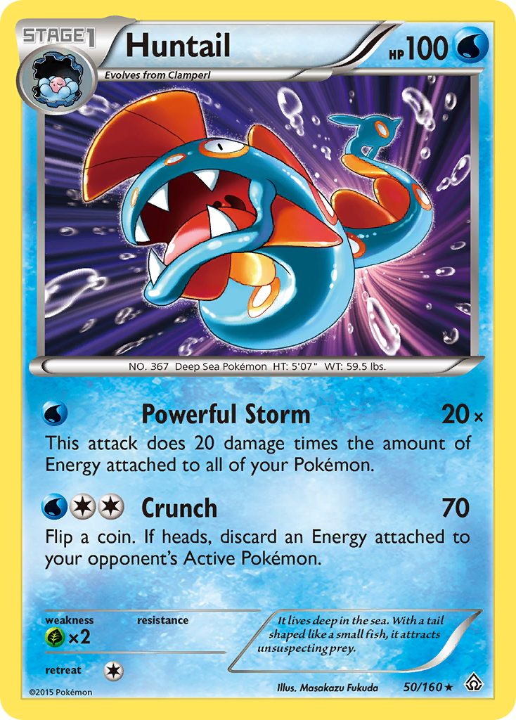 Huntail (50/160) [XY: Primal Clash] | Silver Goblin