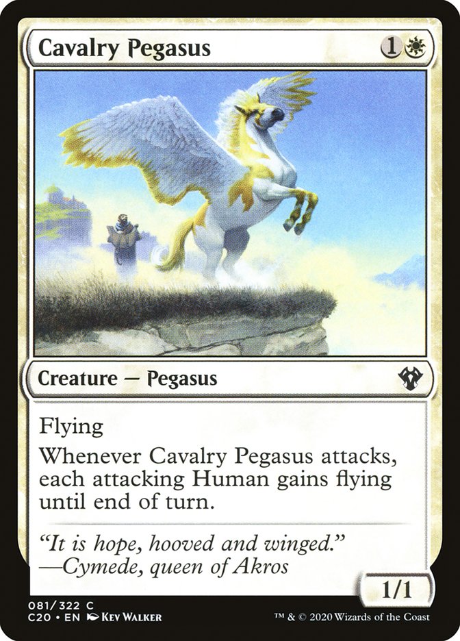 Cavalry Pegasus [Commander 2020] | Silver Goblin