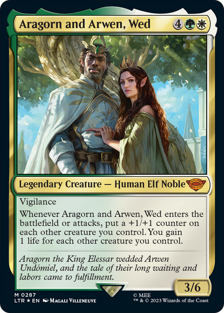 Aragorn and Arwen, Wed [The Lord of the Rings: Tales of Middle-Earth] | Silver Goblin