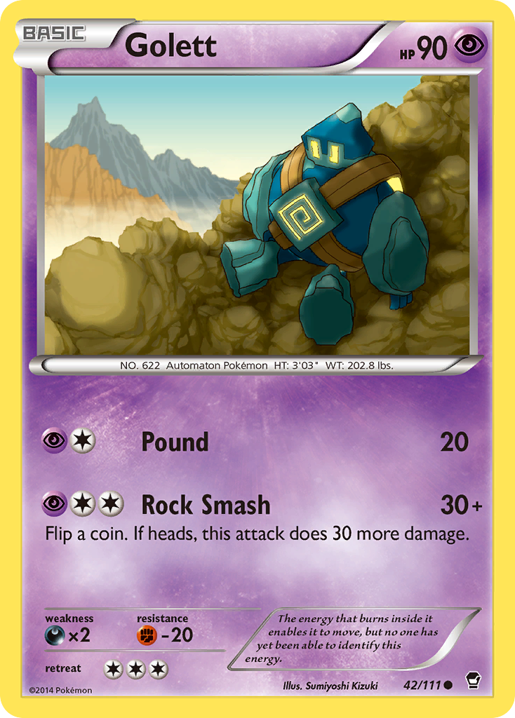 Golett (42/111) [XY: Furious Fists] | Silver Goblin