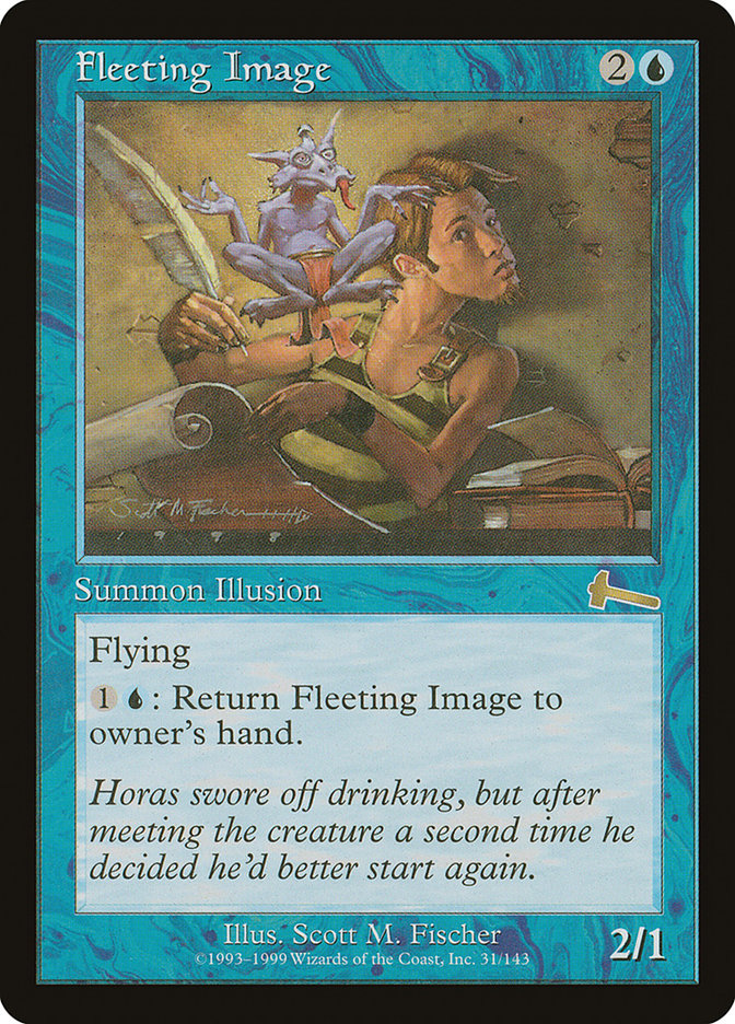 Fleeting Image [Urza's Legacy] | Silver Goblin
