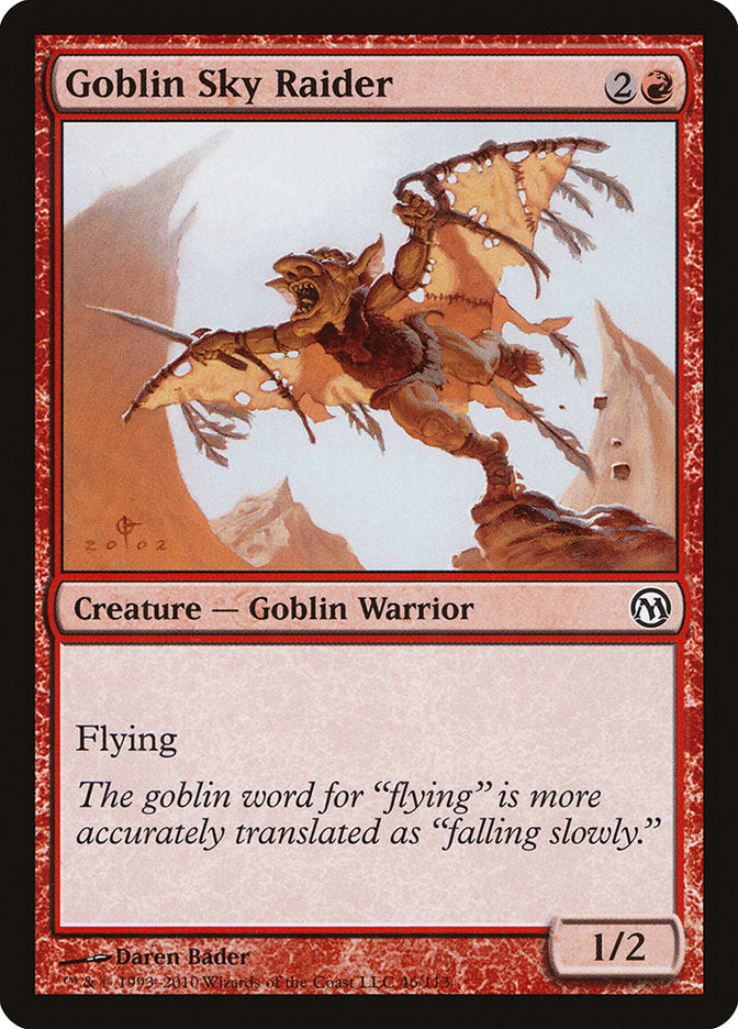 Goblin Sky Raider [Duels of the Planeswalkers] | Silver Goblin