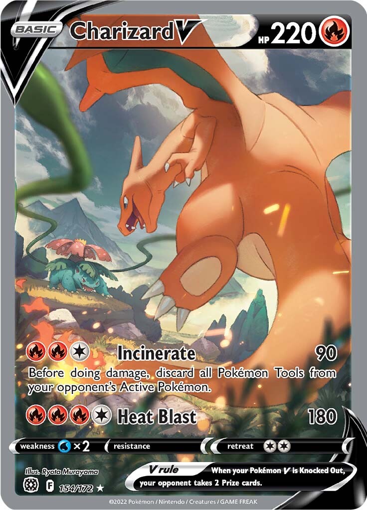 Charizard V (154/172) [Sword & Shield: Brilliant Stars] | Silver Goblin