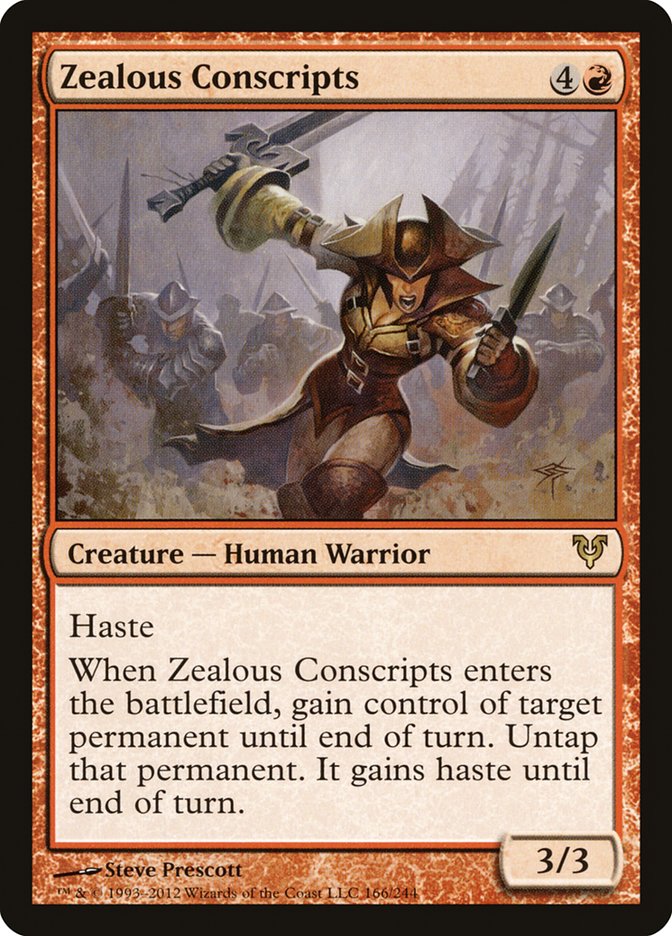 Zealous Conscripts [Avacyn Restored] | Silver Goblin