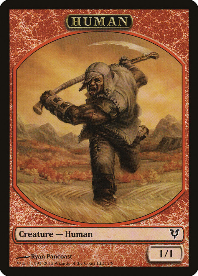 Human Token (7/8) [Avacyn Restored Tokens] | Silver Goblin