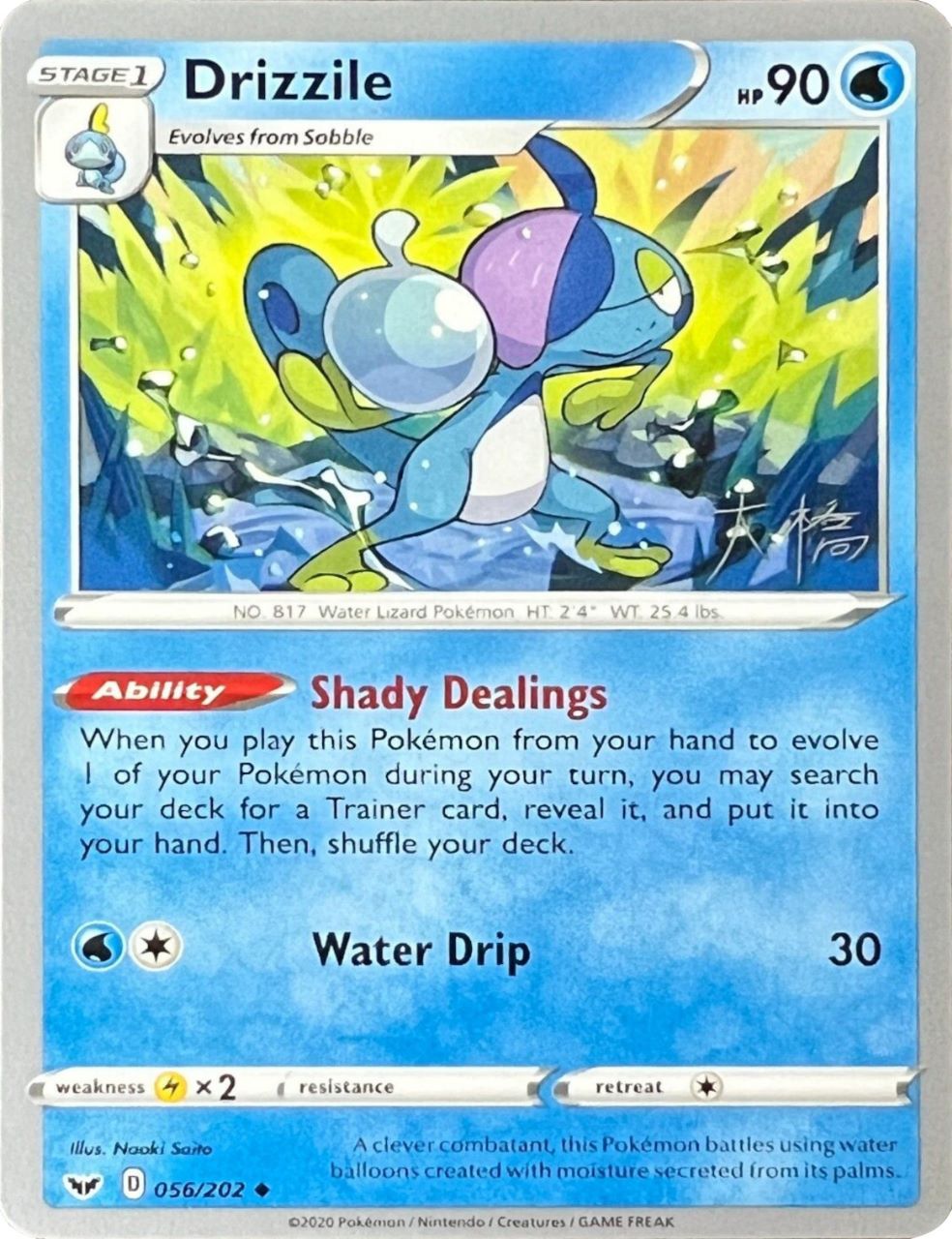 Drizzile (056/202) (Ice Rider Palkia - Rikuto Ohashi) [World Championships 2022] | Silver Goblin