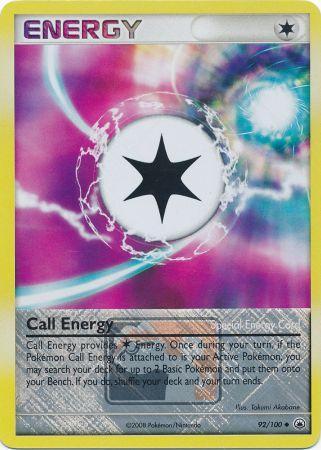 Call Energy (92/100) (League Promo) [Diamond & Pearl: Majestic Dawn] | Silver Goblin