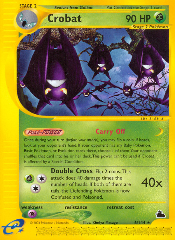 Crobat (6/144) [Skyridge] | Silver Goblin