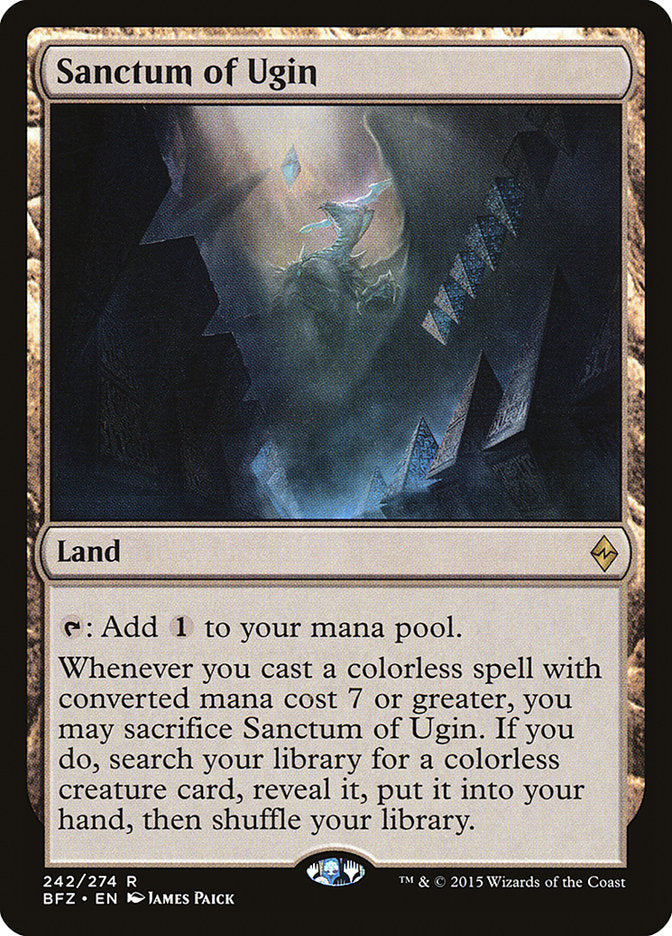 Sanctum of Ugin [Battle for Zendikar] | Silver Goblin