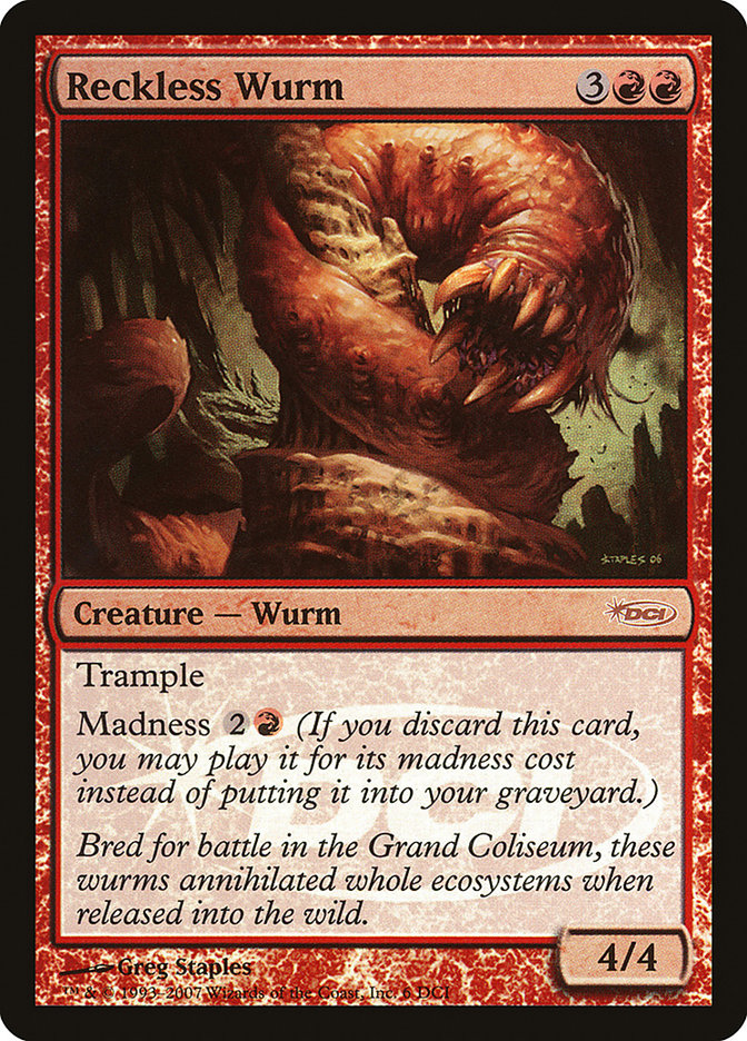 Reckless Wurm [Gateway 2007] | Silver Goblin