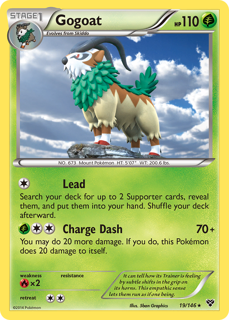 Gogoat (19/146) [XY: Base Set] | Silver Goblin