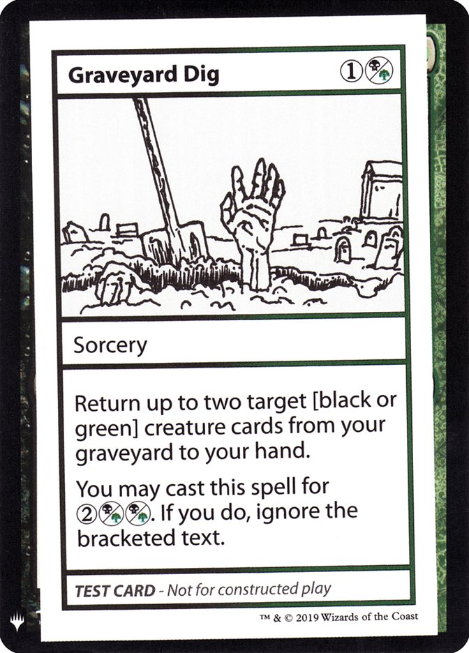 Graveyard Dig [Mystery Booster Playtest Cards] | Silver Goblin