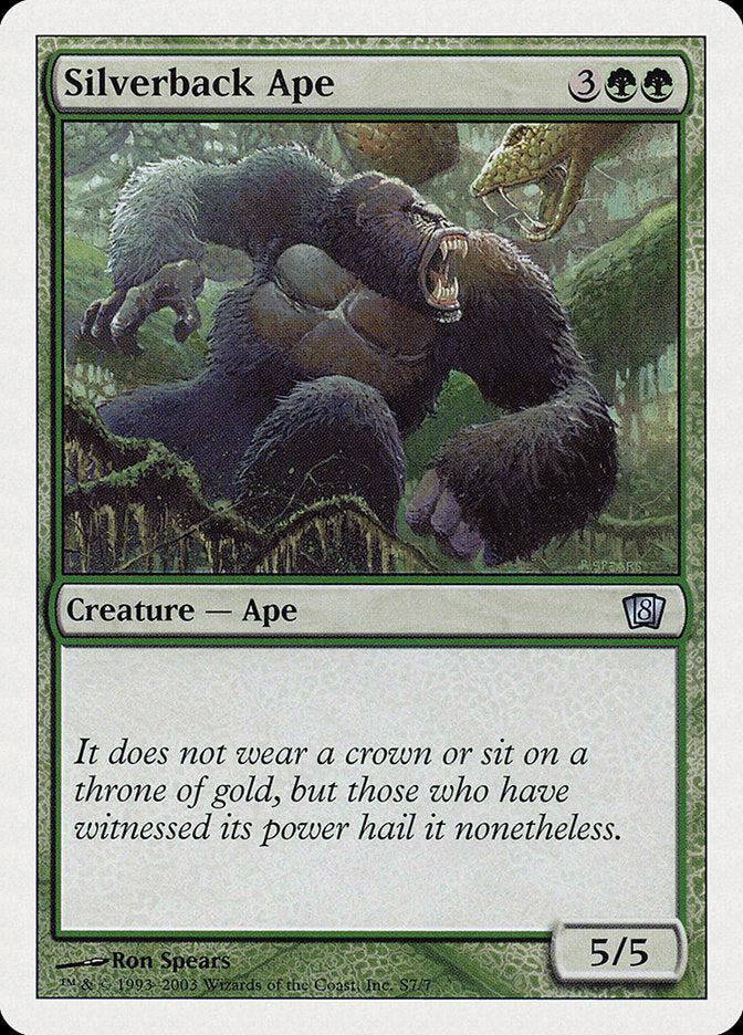 Silverback Ape [Eighth Edition] | Silver Goblin