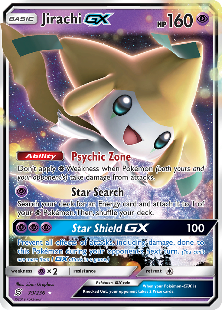 Jirachi GX (79/236) [Sun & Moon: Unified Minds] | Silver Goblin