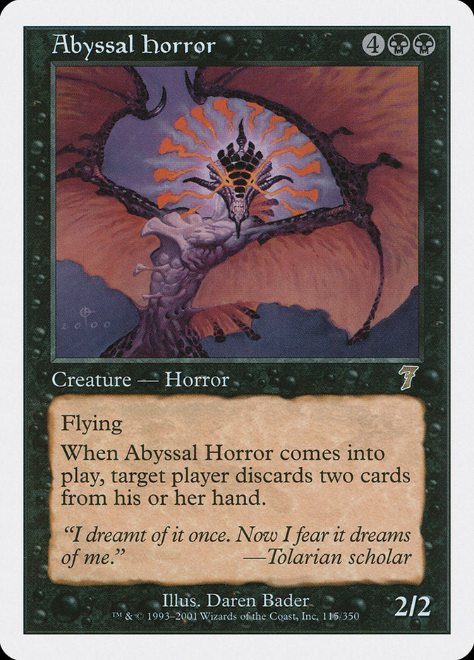 Abyssal Horror [Seventh Edition] | Silver Goblin