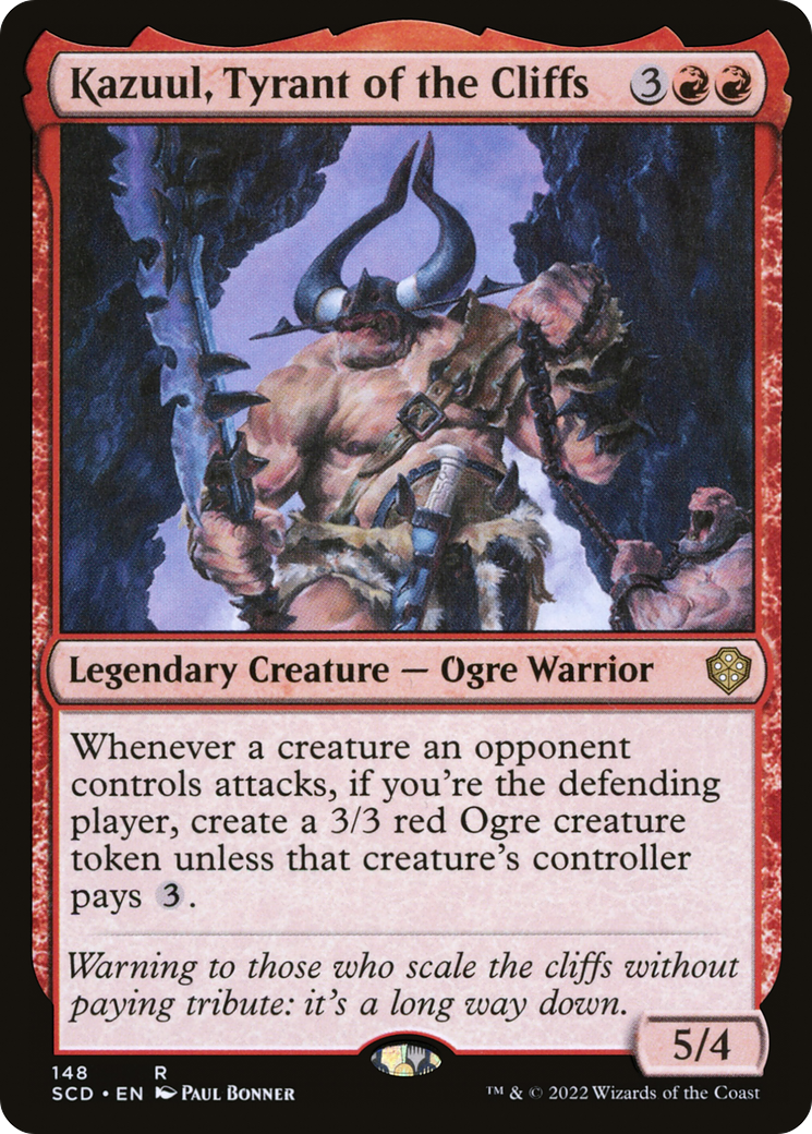 Kazuul, Tyrant of the Cliffs [Starter Commander Decks] | Silver Goblin