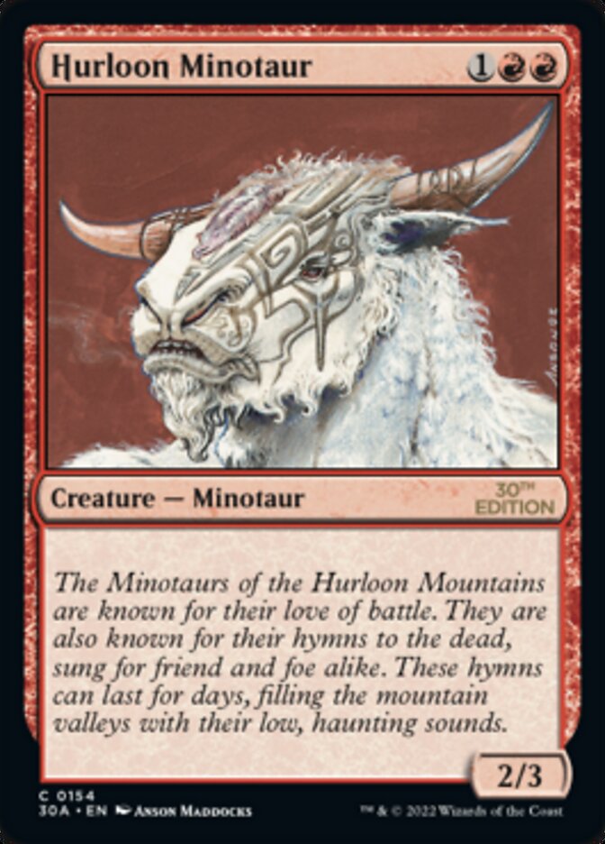 Hurloon Minotaur [30th Anniversary Edition] | Silver Goblin