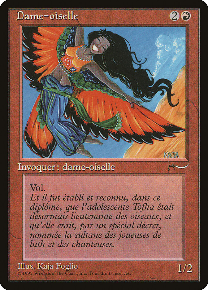 Bird Maiden (French) - "Dame-oiselle" [Renaissance] | Silver Goblin