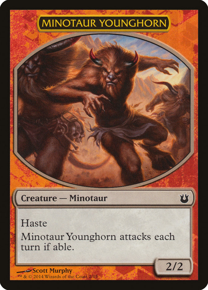 Minotaur Younghorn [Born of the Gods Battle the Horde] | Silver Goblin
