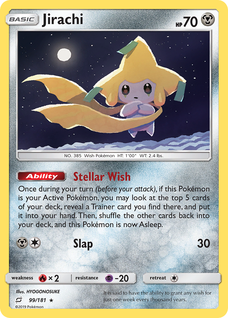 Jirachi (99/181) [Sun & Moon: Team Up] | Silver Goblin