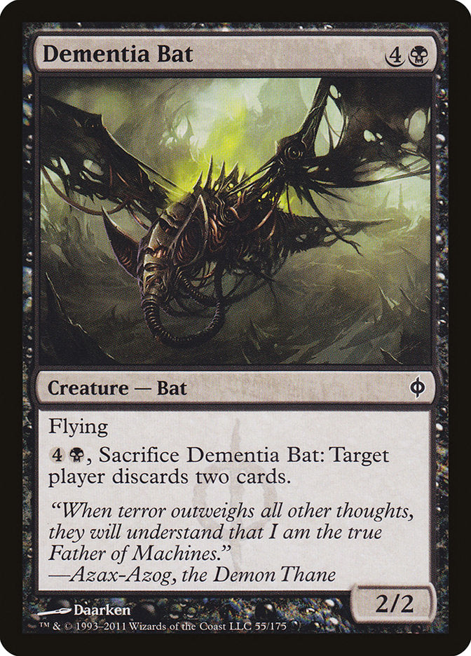 Dementia Bat [New Phyrexia] | Silver Goblin