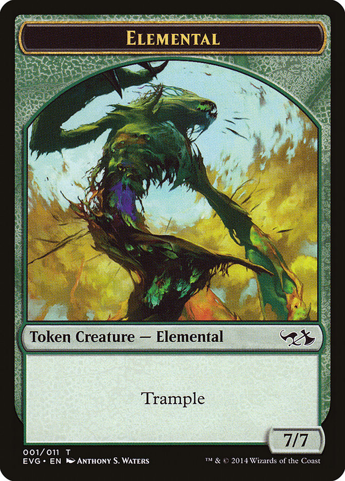 Elemental Token (Elves vs. Goblins) [Duel Decks Anthology Tokens] | Silver Goblin