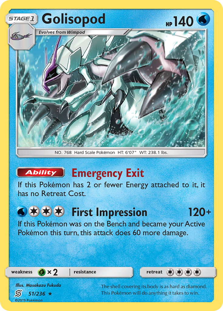 Golisopod (51/236) [Sun & Moon: Unified Minds] | Silver Goblin