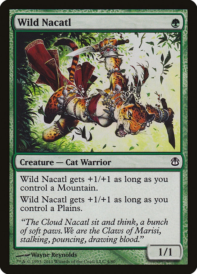 Wild Nacatl [Duel Decks: Ajani vs. Nicol Bolas] | Silver Goblin