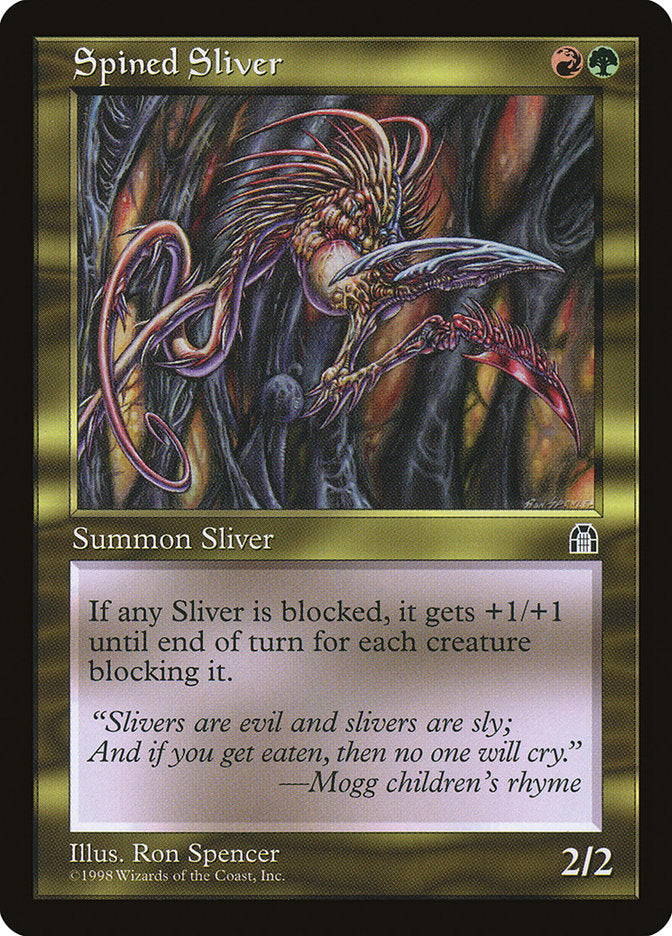 Spined Sliver [Stronghold] | Silver Goblin