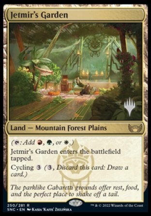 Jetmir's Garden (Promo Pack) [Streets of New Capenna Promos] | Silver Goblin