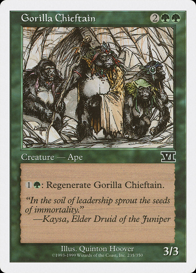 Gorilla Chieftain [Classic Sixth Edition] | Silver Goblin