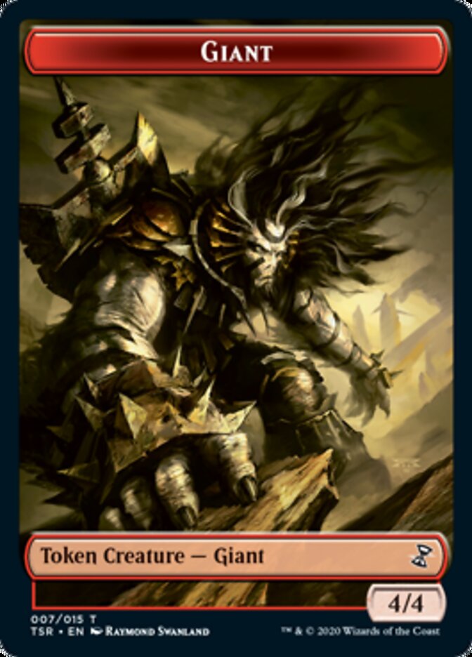 Giant Token [Time Spiral Remastered Tokens] | Silver Goblin
