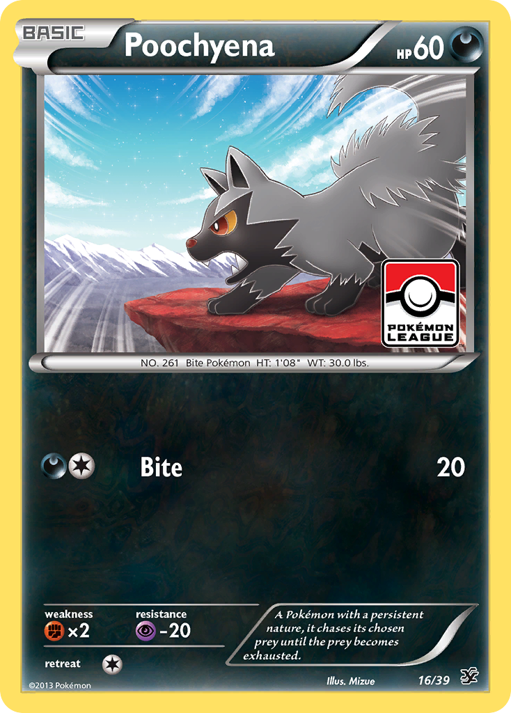 Poochyena (16/39) [XY: Kalos Starter Set] | Silver Goblin