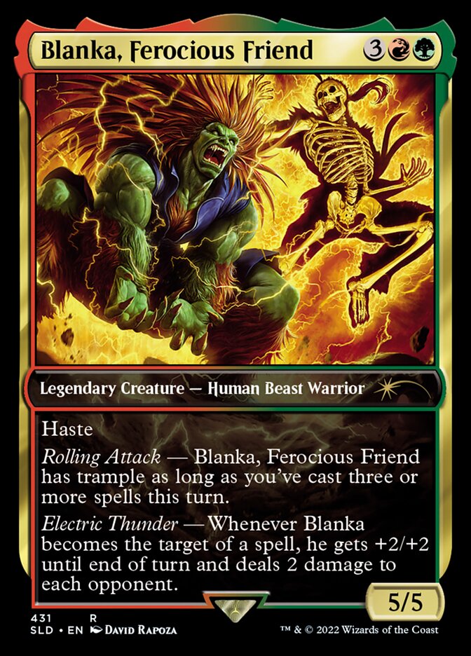 Blanka, Ferocious Friend [Secret Lair Drop Series] | Silver Goblin