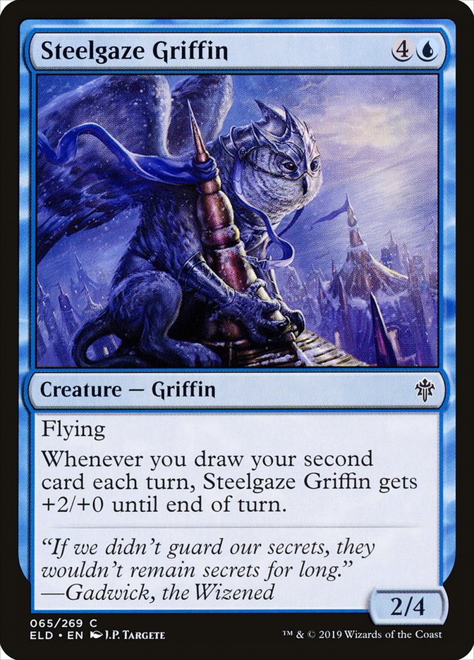Steelgaze Griffin [Throne of Eldraine] | Silver Goblin