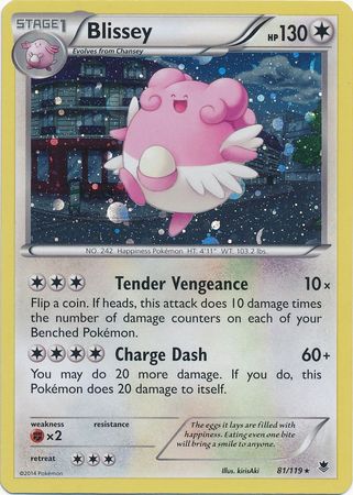 Blissey (81/119) (Cosmos Holo) [XY: Phantom Forces] | Silver Goblin