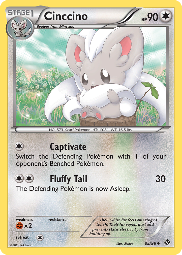 Cinccino (85/98) [Black & White: Emerging Powers] | Silver Goblin